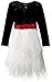 Zunie Little Girls' Velvet Fairy Hem Dress with Bow