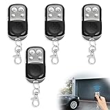 【Petit portable】La telecommande porte de garage est dotée d'un couvercle coulissant sur les boutons pour éviter d'appuyer accidentellement sur le bouton et d'ouvrir ou de fermer la porte de manière aléatoire. La télécommande porte-clés est facile à attacher à votre clé de voiture ou à un sac à dos et est facile à transporter.