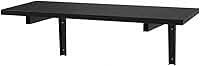 Mesa Dobrável Parede 90x39 MDF – Preto ou Branco (Preto)
