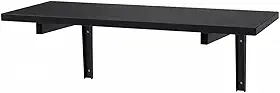 Mesa Dobrável Parede 90x39 MDF – Preto ou Branco (Preto)