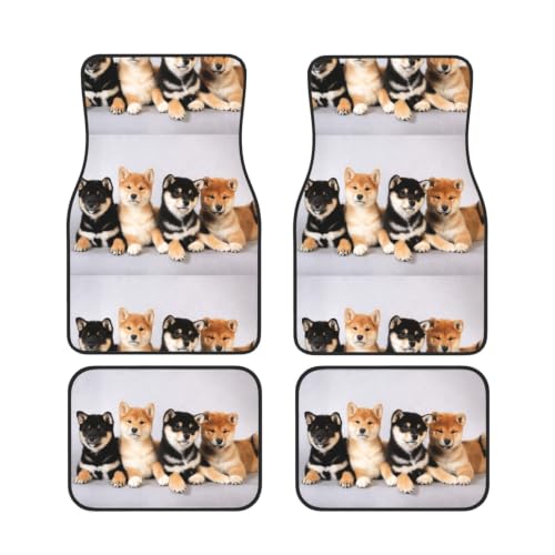 Alfombrillas para coche de Shiba Inu ideales para viajar con tus mascotas