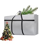 boite sapin de noel en papier GRANDE CAPACITÉ : Le sac de rangement pour sapin de Noël mesure 110x60x35cm, offrant un espace de rangement suffisant pour votre sapin de Noël. Convient aux arbres de Noël détachables d'une hauteur maximale de 150 cm.