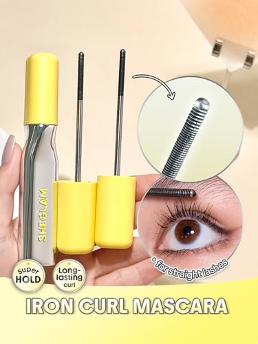 Image of SHEGLAM Lashlighter Iron Curl Mascara Straight Lashes Long-lasting Lengthening Waterproof