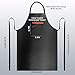Waterproof Apron, Heavy Duty Extra Long Rubber Vinyl Apron with Pocket for Men, Adjustable Dishwasher Chemical Resistant Aprons for Dishwashing, Cooking, Butcher, Lab, Gardening