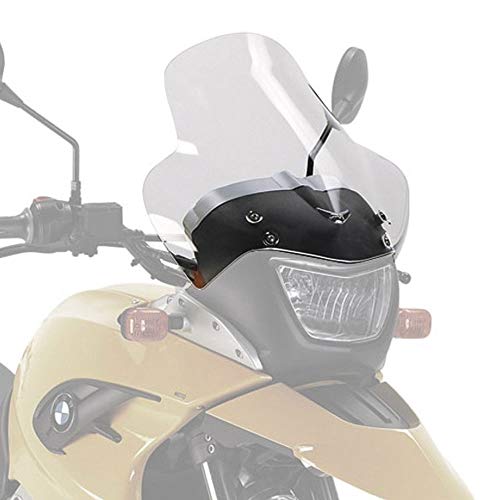 Cúpula transparente GIVI D331STG de 395x440 mm con protegecantos para moto