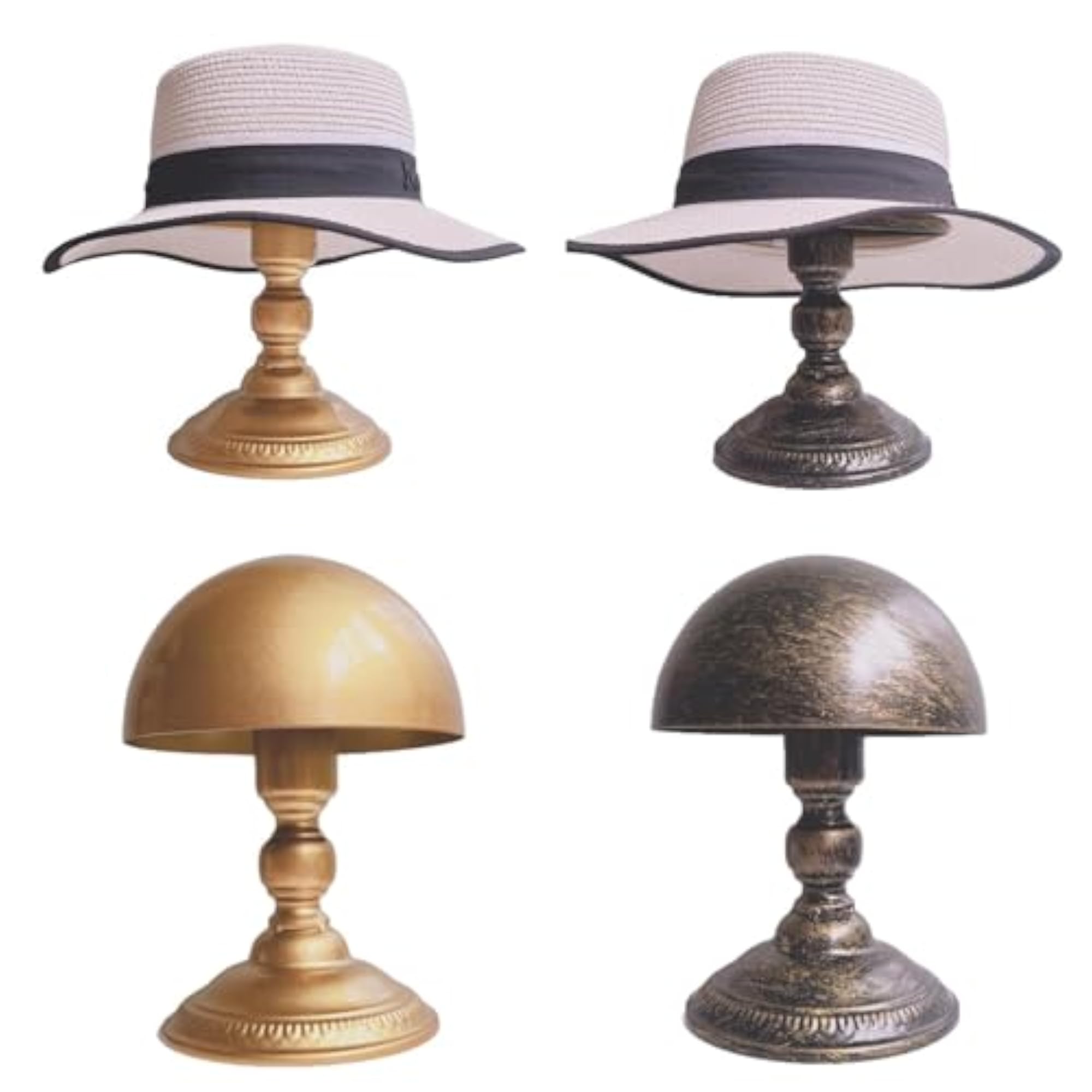 Rustic Sturdy Tabletop Hat Rack for Hair Salon & Market Shop