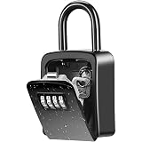 キーボックス セキュリティ 壁掛け 鍵 ボックス 南京錠 ロック ポケット ダイヤルロック キー収納 鍵収納 カギ管理 防水 大容量 事務所 車 玄関 倉庫 会社 アパート 別荘 家庭 工事現場 鍵の保管 盗難防止 安全 便利 日本語...