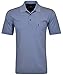 Produktbild Ragman Herren Softknit-Polo fein gestreift M, Taube-073