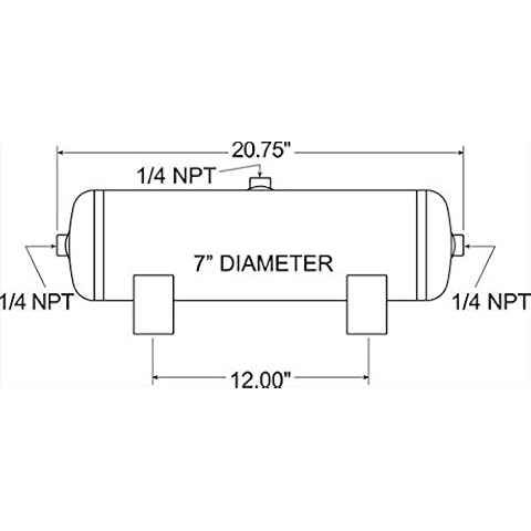 Firestone Airide 9148 3 Gallon Air Tank Cover