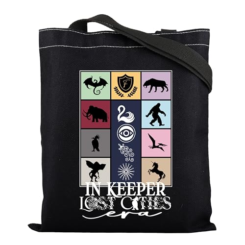 Bolso tipo tote inspirado en KOTLC de ENSIANTH, para fanáticos de libros, con diseño de Black Swan y Foxfire Academy