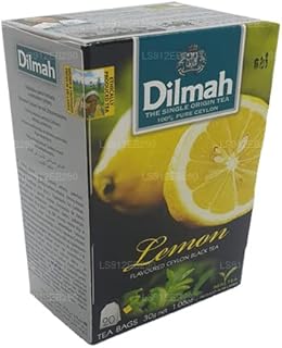 شاي بنكهة الليمون من ديلما، 20 كيس، 30 جرام