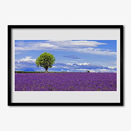 Cadre photo lavande 70x50 cm Tulup pour habiller le mur du salon