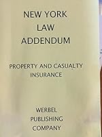 New York Law Addendum Property & Casualty Insurance 1884803016 Book Cover
