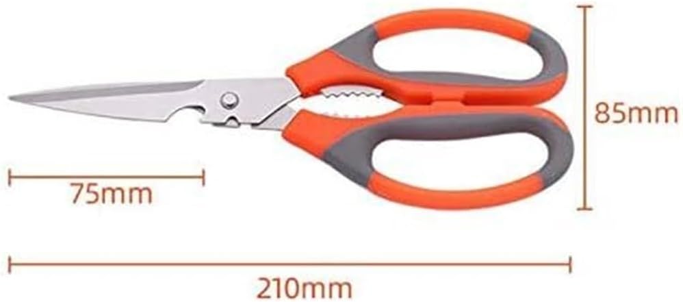 Salad Shears, Powerful Stainless Steel Kitchen Scissors For Chicken And Barbecue, Household Food