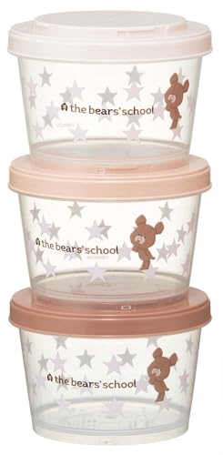 スケーター(Skater) 保存容器 3個セット 240ml おかず入れ くまのがっこう 日本製 SIJ3-A