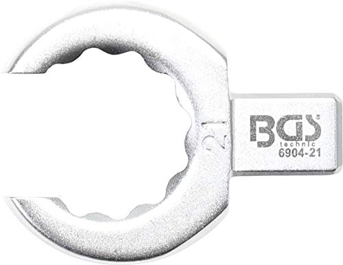 BGS 6904-21 | Chiave ad anello ad innesto | aperto | 21 mm | sede 9 x 12 mm