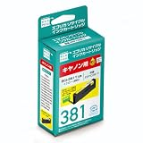 エコリカ キヤノン BCI-381XLY対応リサイクルインク 大容量 イエロー/染料 TR703 TR703a TR7530 TR8530 TR8630 TR8630a TR9530a TR9530 TS6130 TS6230 TS6330 TS7330 TS7430 TS8130 TS8230 TS8330 TS8430 残量表示対応 封筒パッケージ【Amazon.co.jp限定】