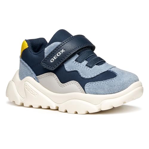 Geox B CIUFCIUF Boy B Sneaker, Navy/Dk Sky, 27 EU