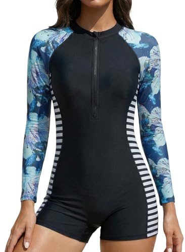 Maillot de bain fermeture éclair devant idéal pour le surf et la plage de XS à L