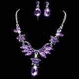 -💎【ESPECIFICACIONES】Collar: Longitud de la cadena: 20 + 11cm / Pendientes: 2.8 * 0.6cm Peso (Total): 55g