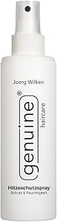 genuine haircare Heat Protection Spray - Lightweight Heat Protection Spray Leave in Caring Spray with Argan Oil & Panthenol, Vegan without Silicones - Heat Protection for Hair Dryer Straightener and