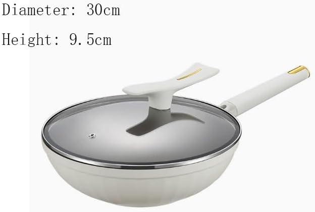 Non Stick Pan Cooking Pot Flat Electromagnetic Stove Gas Dedicated for Use