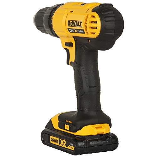 Image of DEWALT DCD771S2 18V 13mm XR Li-ion Cordless Compact Drill Machine Driver with 2x1.5 Ah Batteries included
