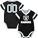 NFL Oakland Raiders Baby-Boy Dazzle Bodysuit, Team Color, 0-3 Months
