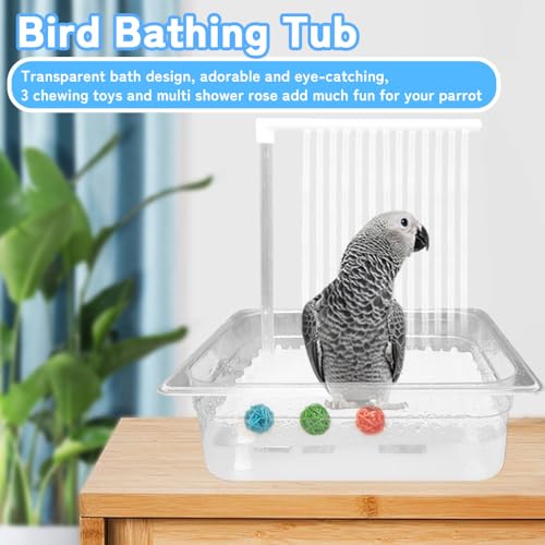 Banheira Papagaio Pássaro Chuveiro Automático com Controlador de Pressão de Água e Tubo Duplo Contém