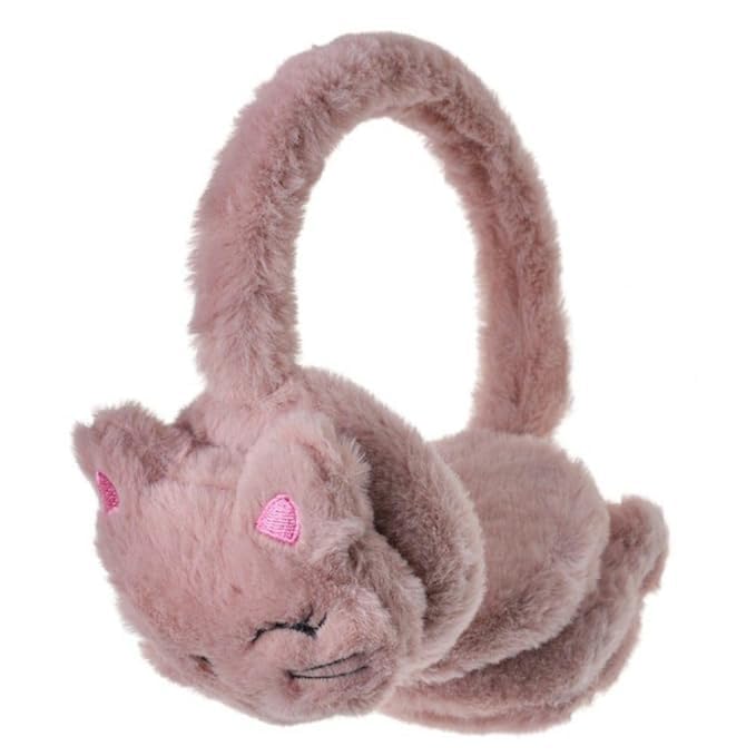 Faux Fur Winter Earmuffs, Animal Face Cute Ear Warmers for Women, Girls and Boys-image-8