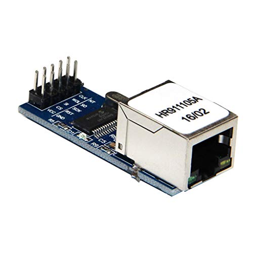 Image of Mini ENC28J60 Ethernet LAN Network Module Development Board SPI | SPI interface,3.3V power,onboard 25MHz crystal,RJ45 connector,tested,Mini,ENC28J60,ethernet,network