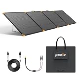 PECRON 500W Portable Solar Panel, 25.1% High-Efficiency Monocrystalline Foldable Solar Panel, IP67 Waterproof Panels for RV Camping, and Off-Grid Emergency