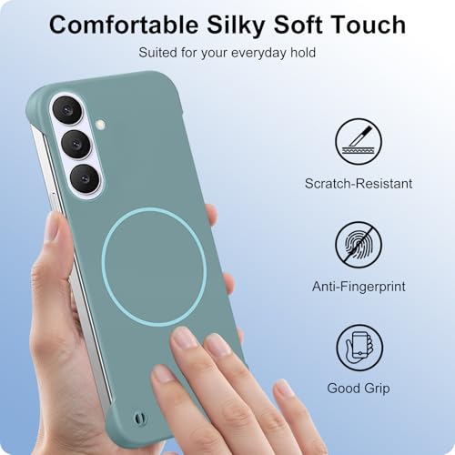 Coque Samsung S25 Plus magnétique haut de gamme toucher nu