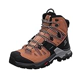 Salomon Women's Quest 4 GTX W Hiking, Sirocco/Mocha Mousse/Almond Cream, 11