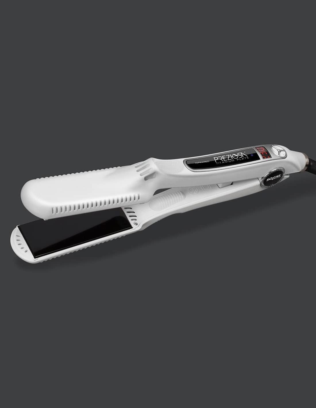 So.cap Plancha de pelo PREZIOSA Socap Profesional, color blanco -  Infrarrojos y placas de Titanio, Nano Cerámica y Torumalina Ion,  combinación de las 4 - Max. 230 °C : Amazon.es: Belleza