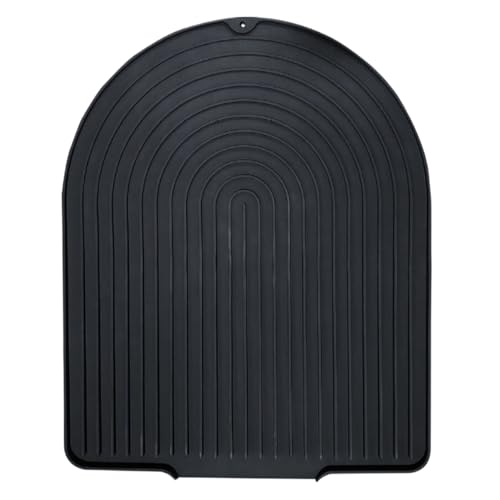 Ahuuen Alfombrilla de Secado de Silicona para Platos - Secador de Utensilios para Encimera - Secado Rápido Resistente al Calor para Vajilla