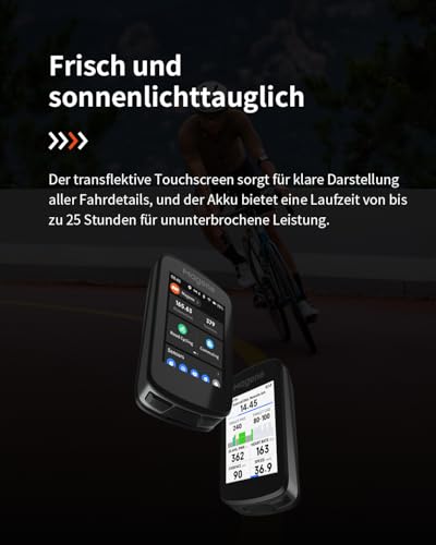 Magene C606 Pro GPS-Fahrradcomputer, Kartennavigation, Multi-Szenario ClimbPro, 2,8-Zoll-Farb-Touchscreen, Indoor-Training, Cycling Dynamics