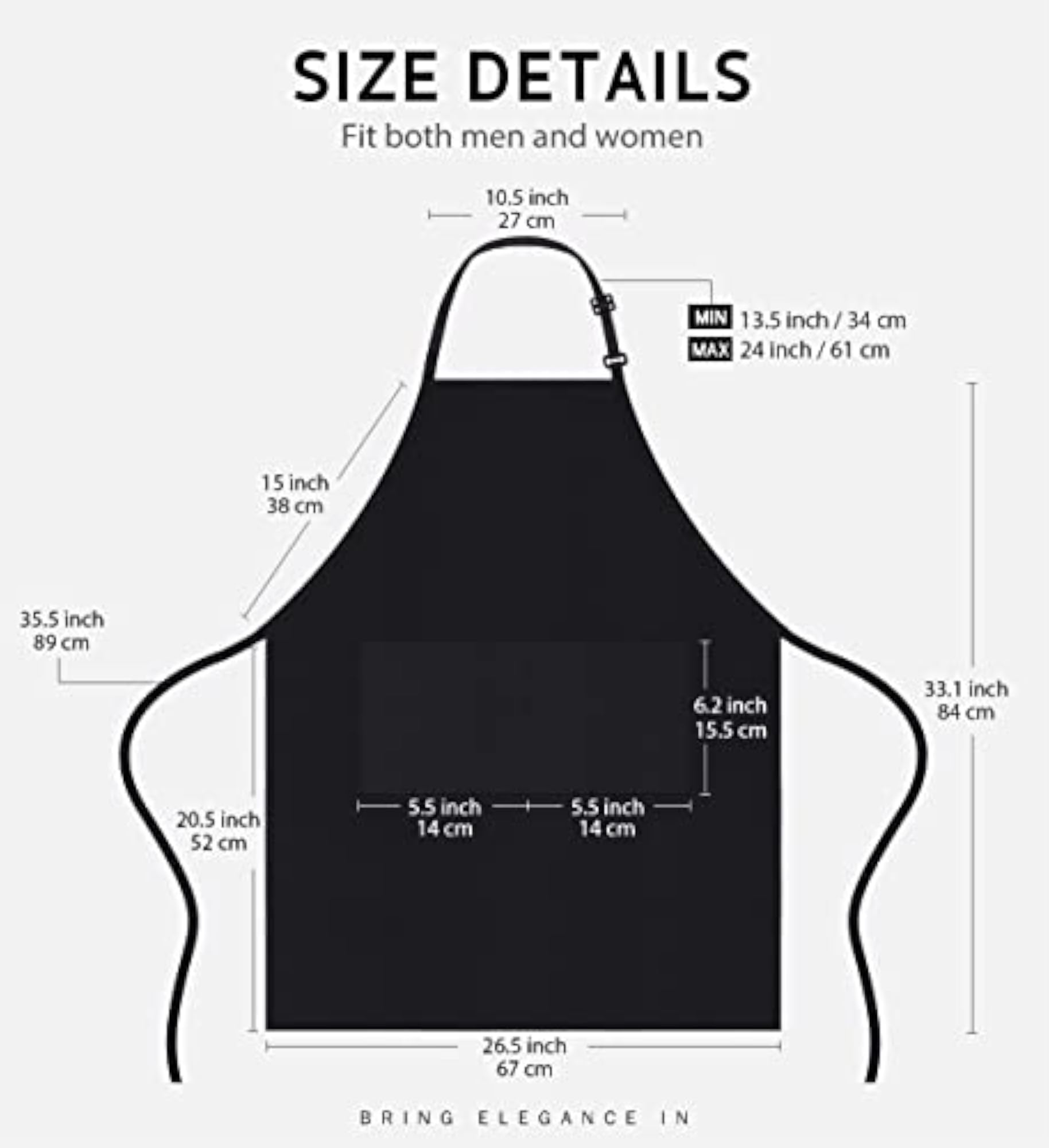 12 Pack Adjustable Bib Apron Set for Cooking