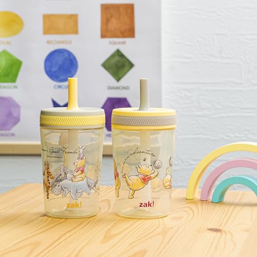 image for Zak Designs Disney Winnie the Pooh Kelso Toddler Cups For Travel or At