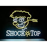 Prouten 20inx16in Shock Top Boy Neon Sign Light Man Cave Bar Pub Beer Gift Neon Lamp