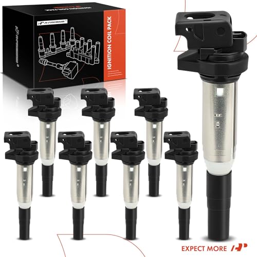A-Premium Engine Ignition Coil Pack Compatible with BMW X5 2016-2018, 550i GT xDrive, 750i, 750i xDrive, X6, 650i, 650i Gran Coupe, 650i xDrive, Alpina B7, M5, M6, M6 Gran Coupe, 4.4L, Set of 8 by A-Premium - Image 8