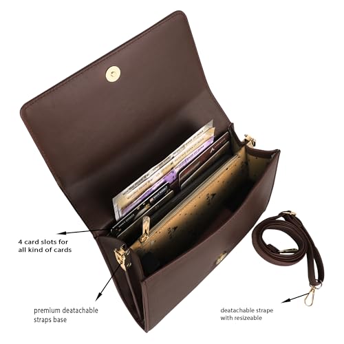Image of ALSU Women's trendy Sling Bag | handbag | purse | crossbody bag| deattachable straps | adjustable straps |card slots side bag| phone pocket