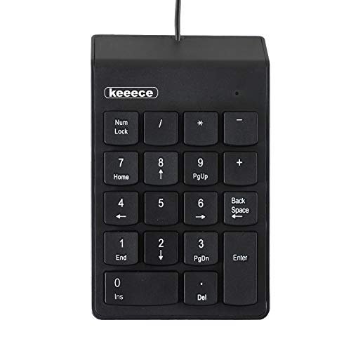 3R solution テンキー 有線 テンキーボード メンブレン keeece キース ブラック 3R-KCNK01BK