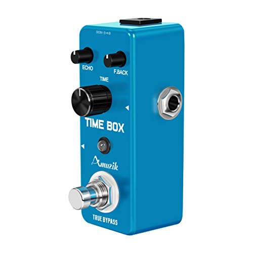 Amuzik Analog Delay Pedal Guitar Delay Effects Pedals Vintage Delay Effect With True Bypass Full Metal Shell Switching #TOP4
