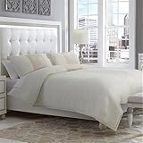 MICHAEL AMINI Baldwin 3-Piece King Comforter Set - Cream
