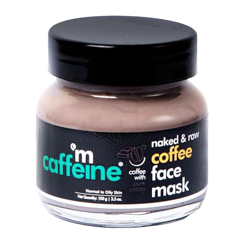 mCaffeine Coffee Face Mask (100Gm) For Tan Removal And Pore Cleansing Removes Excess Oil And Blackheads With Argan Oil And Vitamin E Face Pack For Glowing Skin For Men And Women