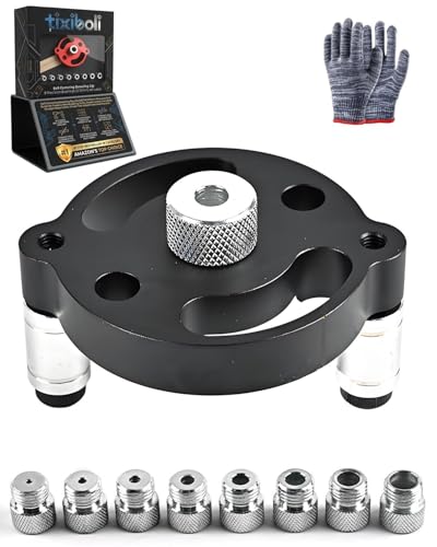 Self Centering Doweling Jig, 3/4/5/6/7/8/9/10mm Precision Drill Guide for Flawless