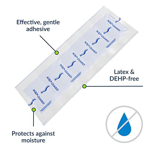 TIDI AquaGuard Sheet – 7” x 22” – Shower Protection Sheet – Self-Adhesive Moisture Barrier – Made Without Latex – Wound Cover for Showering – 98 Sheets per Case – Home Medical Supplies (50022-CSE) - Thumbnail 7