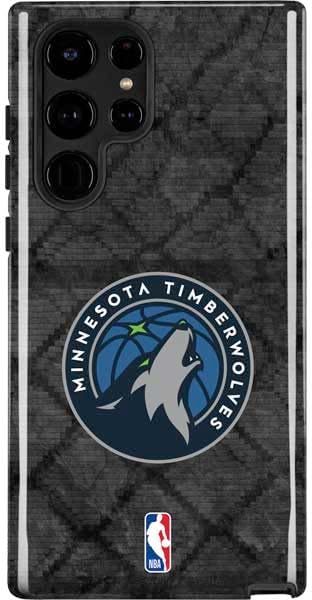 Skinit Pro Phone Case Compatible with Galaxy S22 Ultra - Officially Licensed NBA Minnesota Timberwolves Jersey Design