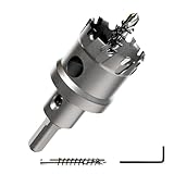 【現役電気工事士・大工推薦&監修】 超硬 ステンレス ホールソー 穴あけ 電動ドリル ホルソー ホールカッター ShopXJ (1個, 35mm)